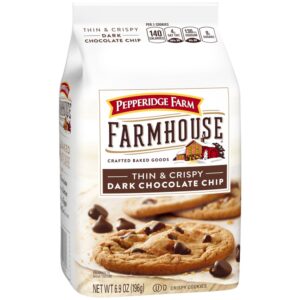Pepperidge Farm Farmhouse Thin & Crispy Dark Chocolate Chip Cookies | Packaged