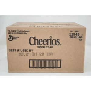 70-IND CEREAL CHEERIOS SINGLEPAKS | Corrugated Box