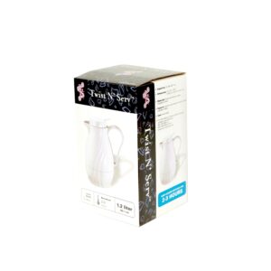 White Swirl Pot | Packaged