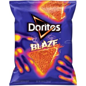 Family Size Blaze Doritos Chips | Packaged
