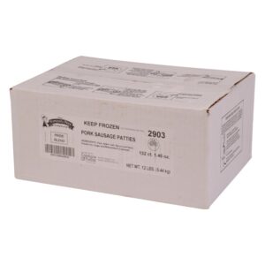 Homestyle Sausage Patties | Corrugated Box