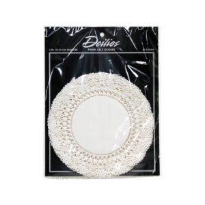 6" White Lace Doilies | Packaged