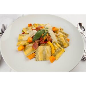 PC STRIPED BUTTERNUT SQUASH RAVIOLI | Styled