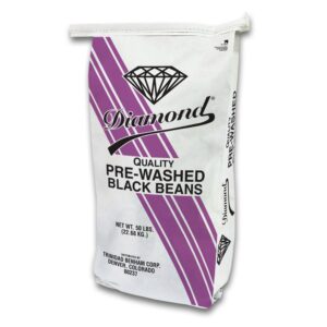BEAN BLK DRY PREWSHD 50# DIAMD | Packaged