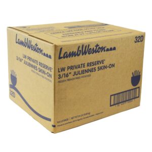 Julienne Cut French Fries | Corrugated Box