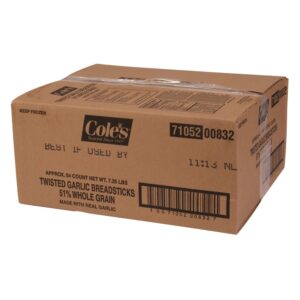 BREADSTICK GARL WGRAIN TWST 2.1Z 54CT | Corrugated Box