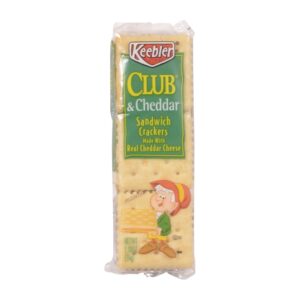 Club & Cheddar Sandwich Crackers | Packaged