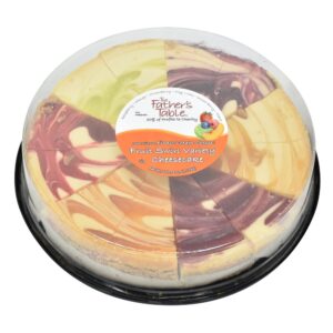 Fruit Swirl Variety Cheesecake | Packaged