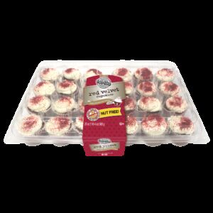 Mini Red Velvet Cupcakes | Packaged