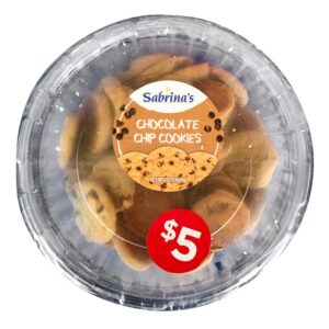 Chocolate Chip Cookie Tub | Packaged
