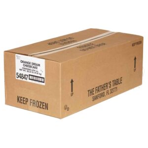 Orange Dream Cheesecake | Corrugated Box