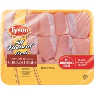 Boneless, Skinless Chicken Thighs | Packaged