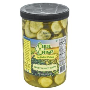 Sweet N Spicy Pickle Chips | Packaged
