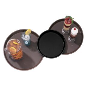 14 Inch Bar Tray, Brown, Polypropylene | Styled