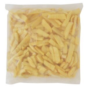 1/2 x 3/4 Inch Extra Long Fancy Crinkle Cut French Fries | Packaged