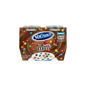 Yocrunch Vanilla M&M 4Pk | Packaged