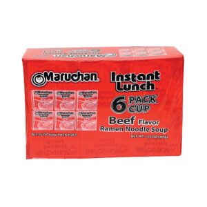 Beef Flavor Ramen Noodle Soup | Packaged