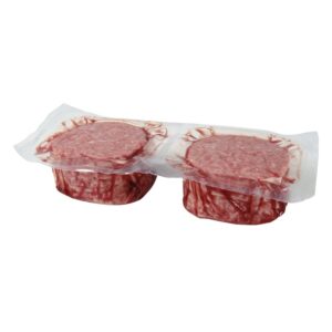 1-14# GR.BEEF PATTY 4/# THICK FRESH | Packaged