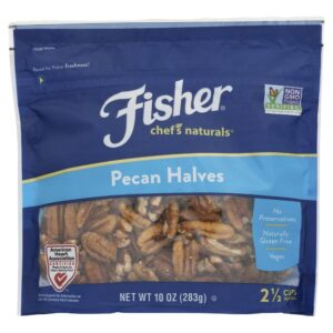 Fisher Pecan Halves 10oz | Packaged