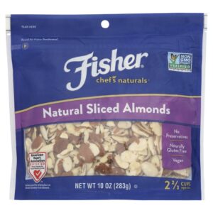 Fisher Sliced Almonds 10oz | Packaged
