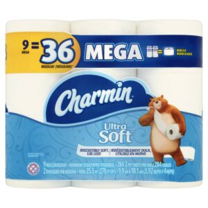 Charmin Mega Ultra Strong Bath Tissue 9c | Packaged