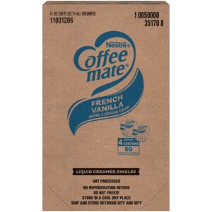 French Vanilla Coffee Creamer Cups | Corrugated Box