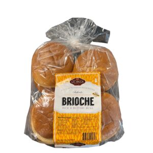 4.5″ Brioche Burger Buns | Packaged