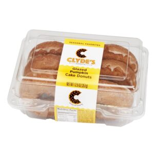 Pumpkin Glazed Donuts | Packaged