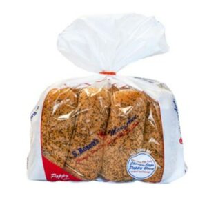 Poppy Seeded Hot Dog Buns | Packaged