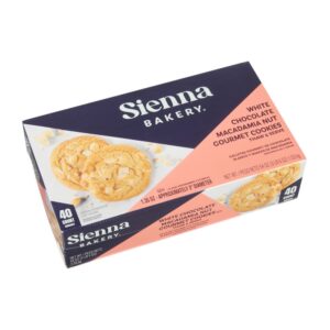 White Macadamia Nut Cookies | Packaged