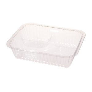 TRAY PLAS 2CMPT NACHO 5X6 4-125CT KE | Raw Item