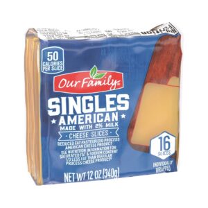 OURFAM CHEESE AMERICAN SLCD 16Z | Packaged