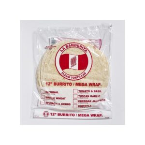 12″ Flour Tortilla Pressed – ready to us | Packaged
