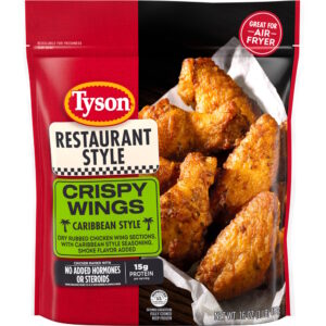 Caribbean Style Precooked Chicken Wings | Packaged