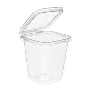 CONT PLAS 32Z SQ CLR CLAMSH 240CT | Packaged