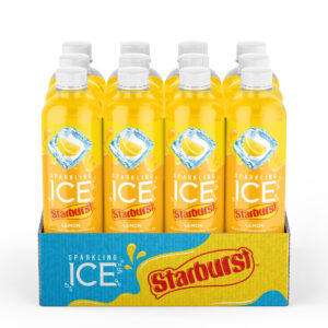 Starburst Lemon Sparkling Water case