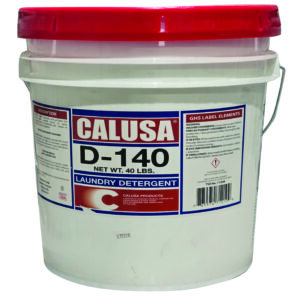 calusa d-140 powdered laundry detergent 40lbs - 536894