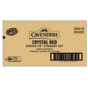 432486 Straight Cut 3/8 Fries case