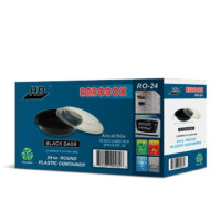 Rerobox Round Plastic Containers 24 oz