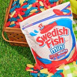 Red, White, & Blue Swedish Fish Candy | Styled