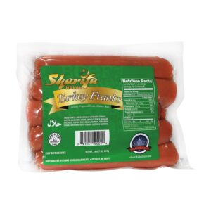 Sharifa Halal Turkey Franks 16oz | Packaged