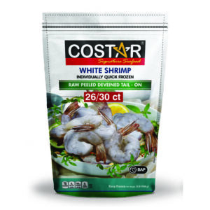 White Shrimp Raw 26-30ct 2lb | Packaged
