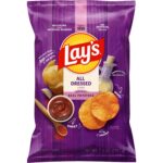 lay's all dressed potato chips Variety Pack, 1 oz Bags, (21 Pack) (Packaging and Formula May Vary) Lays continues to deliver smiles and unforgettable moments through its rich variety of flavors LSS Lay's All Dressed Potato