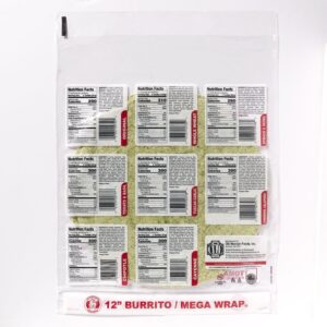 TORTILLA WRP SPINCH & HERB 12″ 6-12CT | Packaged