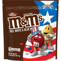 Milk Chocolate Red White and Blue M&Ms