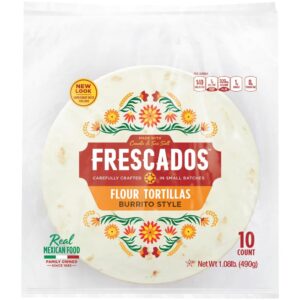8″ Flour Burrito Tortillas | Packaged