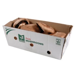 Portabella Mushroom Caps | Packaged
