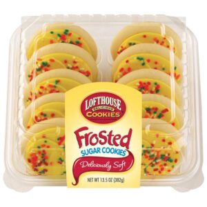 Yellow Frosted Sugar Cookies | Packaged
