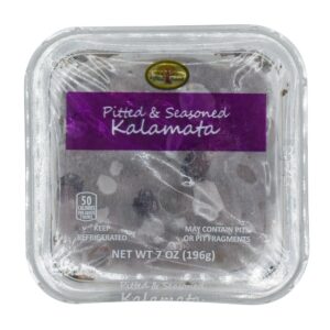 Pitted & Seasoned Kalamata Olives | Packaged