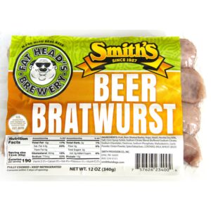 Smith’s Beer Bratwurst 12oz | Packaged